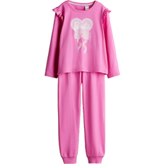 Mädchen Schlafanzüge H&M Jersey Pyjamas - Pink/Barbie (0513489125)