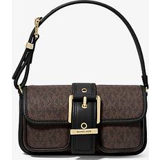 Michael Kors Väskor på rea Michael Kors Colby Extra-Small Signature Logo Shoulder Bag - Brown
