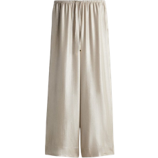 H&M Wide Drawstring Trousers - Beige