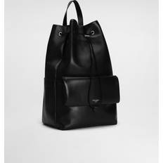 Dolce & Gabbana Läder Ryggsäck För Dagligt Bruk Black