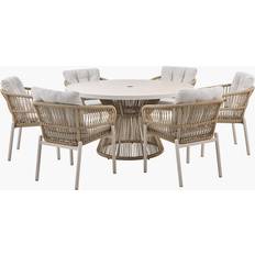 Pacific Lifestyle Martic Outdoor 4 Seater - Beige Patio Dining Set