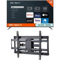 Onn TVs Onn 70 Class 4K UHD LED Roku Smart Television HDR