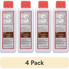 CHI Ionic Shine Shades Liquid Hair Color 6N Light Brown 4 Pack