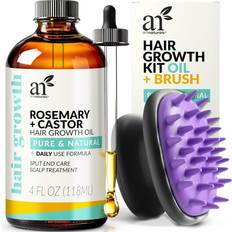 Organic Rosemary Castor Hair Oil Scalp Massager
