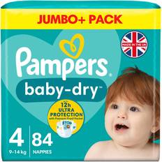 Pampers baby dry 4 Pampers Baby Dry Size 4 9-14kg 84pcs