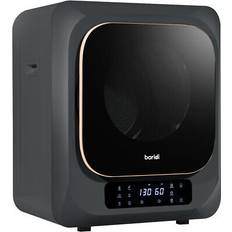 Black Tumble Dryers Loops 2.5kg Portable Worktop Tumble Dryer Black