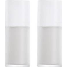 Travel Bottles Jiandong Cosmetic Bottle 15ml Airless Cream Bottle Travel Pump Bottles 1.42x1.42x3.74 Inch