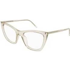 Glasögon & Läsglasögon Saint Laurent Kate Thin OPT 004 Optical Frame 55 mm Grå