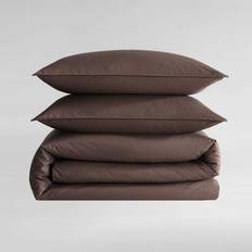 Calvin Klein Washed Percale Bedspread Brown (274.3x243.8cm)