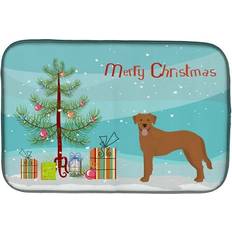 Gold Dish Drainers Caroline's Treasures Goldador Christmas Tree Dish-Drying-Mats 14 x 21 Multicolor Dish Drainer