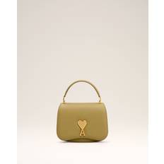 Ami Paris Leather Top Handle Bag - Brown