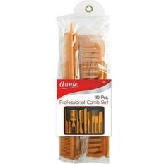 Annie Professional Comb Set 10 ct - Bone