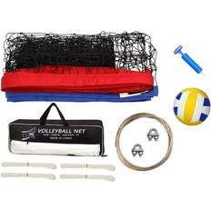 Amleso Professional Volleyball Net Beach Volleyball Net Easy Assemble Carry Bag Portable Volleyball Net for Grass Adults With Pump and Ball