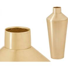 Iron Vases Gift Decor Golden Iron 21 x 67 x 21 cm Vase