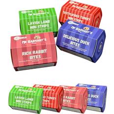 Mr Barnaby's Mixed Meat Treat Bundle 8 Pack Brown