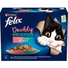 Felix doubly delicious Felix Doubly Delicious Ocean Recipes Wet Cat Food 12X85G