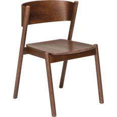 Hübsch Stolar Hübsch Oblique Matstol Brun Dining Chair 55 x 51 x 80 cm Köksstol