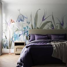 Art for the Home Flora Duck Egg Print To Order Fixed Size Mural Wall Decor