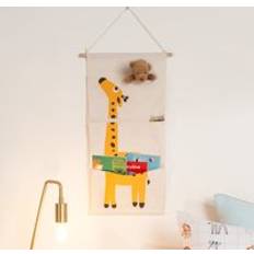OHS Giraffe Hanging Storage Organiser Beige Natural