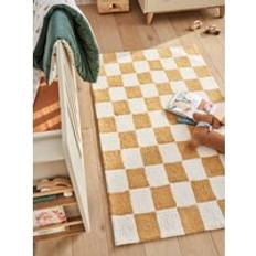 Vertbaudet Checkerboard Rug Achille Beige