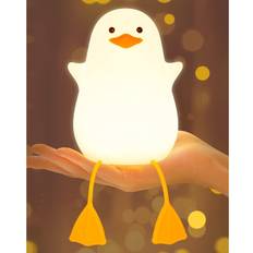 Bedee Cute Duck Silicone Bedside Lamp Night Light