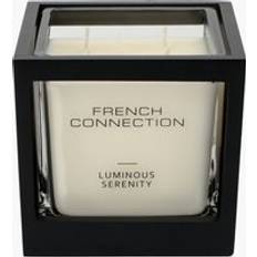 Black Candles French Connection Luminous Serenity Signature Natural Black 480g Candle