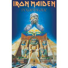 Iron Maiden Powerslave Textile 106 cm x Yellow/Blue Poster