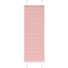 Goedkoop Rolgordijnen vidaXL Pleated Blind Pink 40x150 cm Fabric Width 39.4 cm Polyester