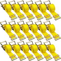 VEVOR E-Track Ratchet Strap 18 Pack 2 x 15' 4400 lbs