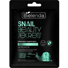 Bielenda Ansiktsmasker Bielenda Snail Beauty Secrets Balancing & Regenerating Black Sheet Mask 1pc