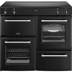 Belling Cookers Belling Farmhouse 100cm Electric Induction Hob Range Cooker Blue