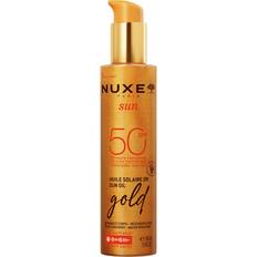 Nuxe sun tanning oil Nuxe Sun High Protection Gold Sun Oil SPF50 150ml