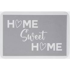 40.0 cm Entrance Mats OHS Sweet Home Printed Indoor Doormat 40 x 60 cm Grey