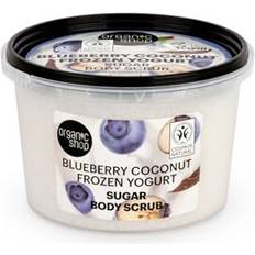 Organic Shop Blueberry Coconut Frozen Yogurt Sugar Body Scrub 250 ml