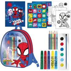 Cerda Child's Spidey Drawing Rucksack - Blue
