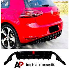 Bodywork Auto Perfectionists UK VW Golf MK7 GTI GTD TSI TDI TCR Style Rear Valance Diffuser Spoiler Body Kit