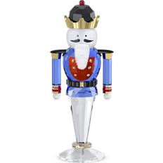 Blå - Krystal Dekorationsfigurer Swarovski Holiday Cheers Nussknacker Blau Dekorationsfigur