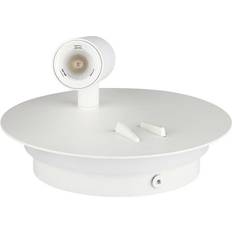 Lamper V-TAC LED Hotel Væglampe 3W + 6W - 3000K Hvid Vægarmatur