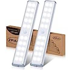 Wireless Under Cabinet Lighting 20 LEDs Motion Sensor Cupboard Lights Furniture Lighting