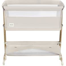 Beistellkrippen Lionelo Beistellbett Thomi Plus 5in1 Beige Sand