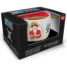 Stor One Piece Ramen Bowl with Ätpinnar Classic Skål