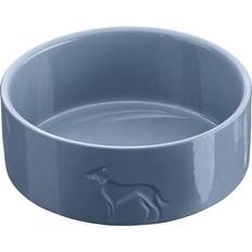 Orange Bowls Hunter Osby Blue Ceramic Dog Feeder 550 ml Bowl