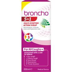 Medicines Broncho 5 in 1 Multi-Symptom Action Syrup 200ml Liquid