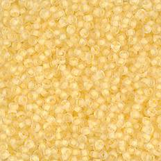 Hobbymaterial Miyuki Seed Beads Semi Matte Yellow Lined Crystal 11/0 24 Gram