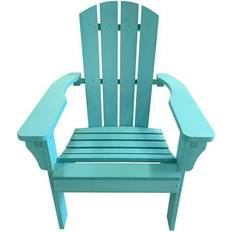 Turquoise Poly Resin Adirondack Chair