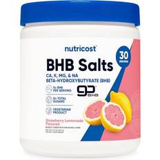 Nutricost BHB Salts Supplement Drink Mix Strawberry Lemonade 267g