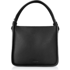 Le Parmentier Duplo Medium Hammered Leather Top Handle Bag