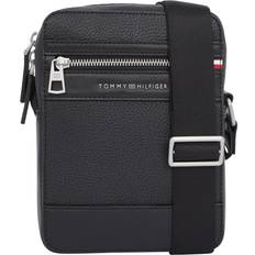 Tommy Hilfiger Tasker Tommy Hilfiger Pebble Grain Signature Reporter Taske - Sort