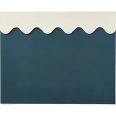 Skrivbordsunderlägg Printworks Desk Pad One Size Petroleum Cream Blå