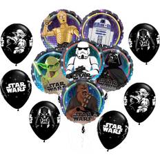 Black Text & Theme Balloons Anagram Classic Star Wars Balloon Bouquet Decorations